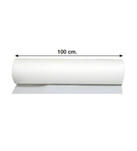 Entretela Rasgável Base de Bordado Branco 50g Rolo de 1m X 200m