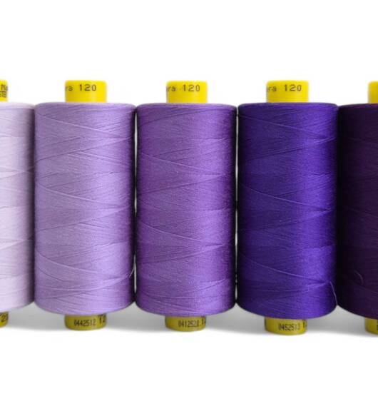 Pack De Linhas Gutermann mara 120 Lilás