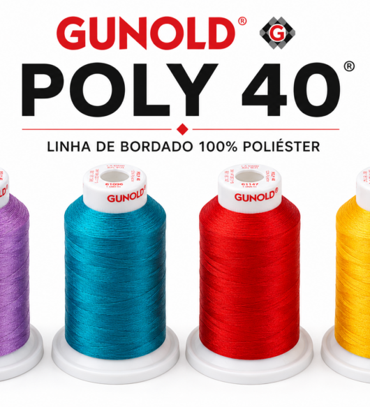 Linha de Bordar Gunold Poly 40 – 1000 Metros
