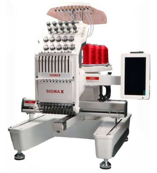 Máquina de Bordar Industrial SIGMA X – 10 Agulhas